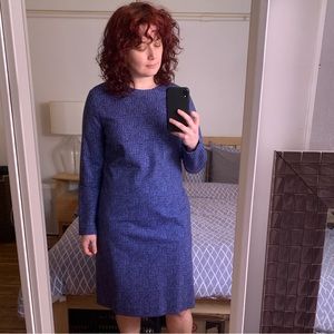 Marimekko long sleeve shift dress size 8